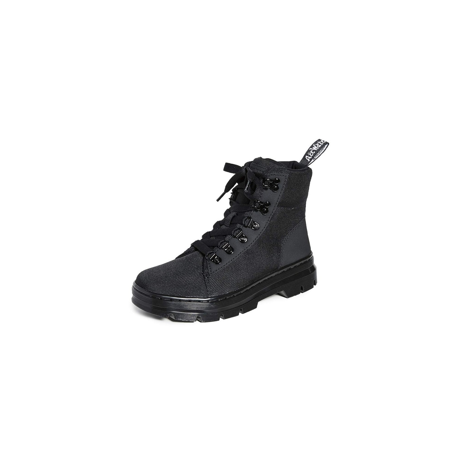 .Dr. Martens Women's Combs W Combat Boot, Black/Black, 10
